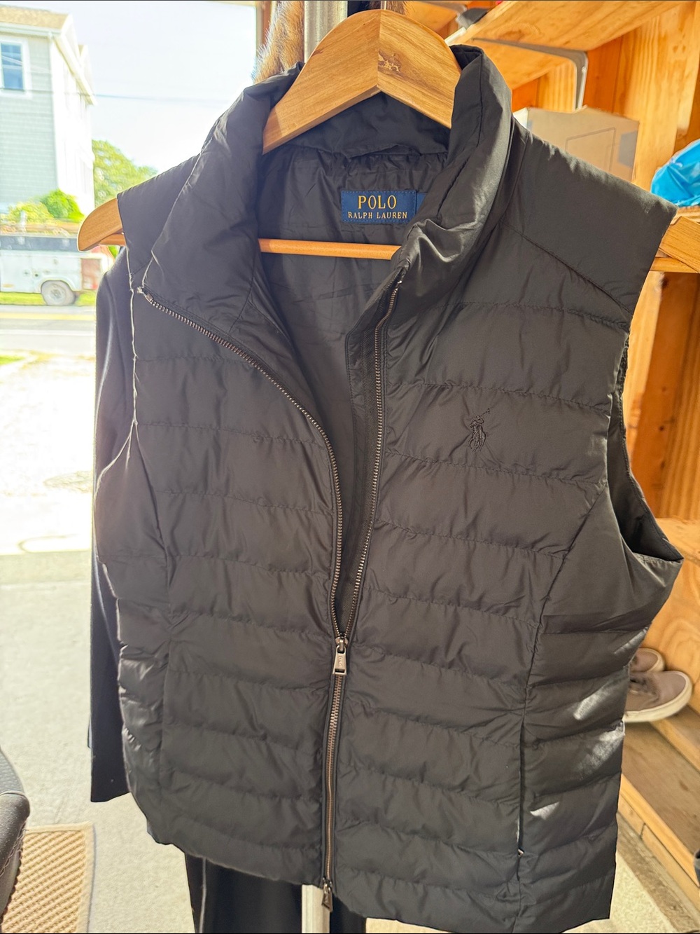 Polo by Ralph Lauren Black Quilted Lightweight Puffer Vest